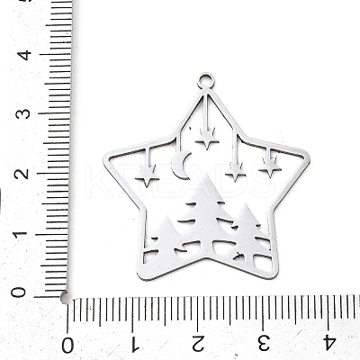 Christmas 201 Stainless Steel Pendants STAS-C156-01T-P-1