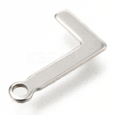 Non-Tarnish 201 Stainless Steel Charms X-STAS-C021-06P-L-1