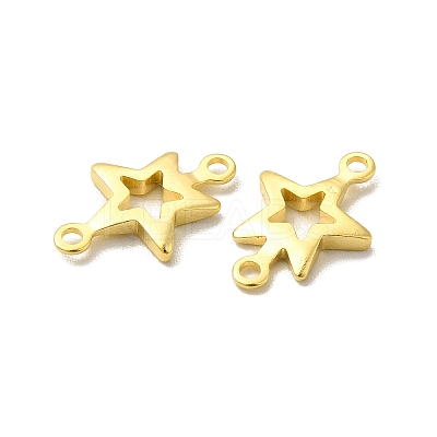 Brass Connector Charms KK-H442-33G-1