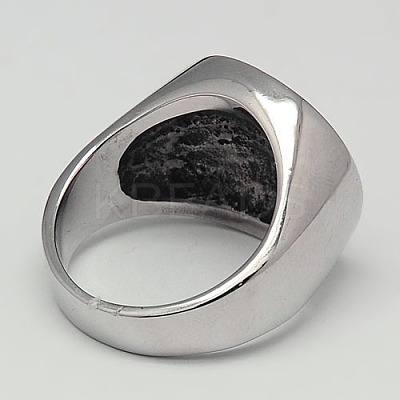 Tarnish Resistant Unique Men's Wide 304 Stainless Steel Rings RJEW-F006-032-17mm-1