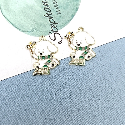 Alloy Enamel Pendants PW-WG65224-02-1