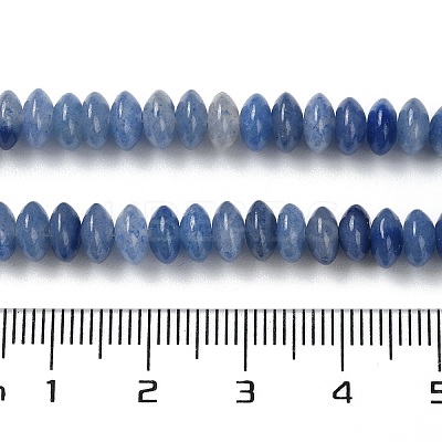 Dyed & Heated Natural Blue Aventurine Beads Strands G-Z030-A25-01-1