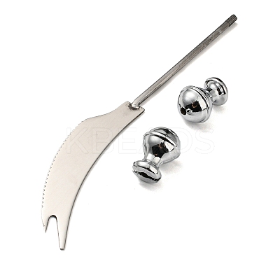 Non-Tarnish 201 Stainless Steel Cake Spatulas AJEW-P114-01D-P-1