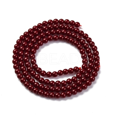 Baking Paint Glass Beads GLAA-Z010-01A-1