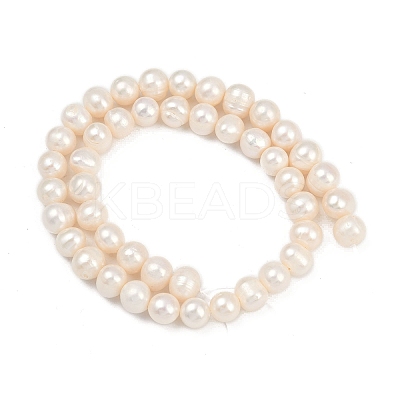 Natural Cultured Freshwater Pearl Beads Strands PEAR-I007-07J-10A-1