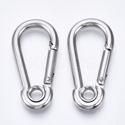 Tarnish Resistant 304 Stainless Steel Rock Climbing Carabiners STAS-N087-23B-01-1