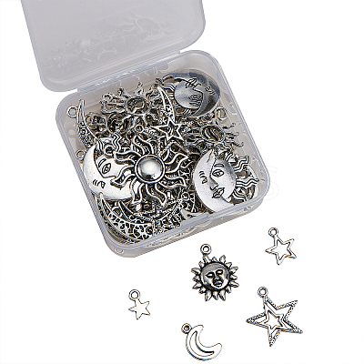 Tibetan Style Alloy Pendants TIBEP-CJ0001-08-1