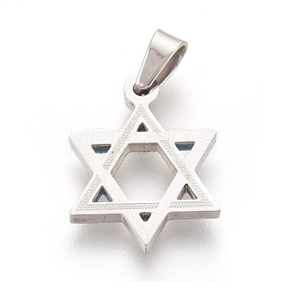 Tarnish Resistant 304 Stainless Steel Pendants LS-STAS-F185-10P-1