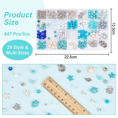 DIY Ocean Theme Jewelry Making Kit DGLA-PH0001-15-1