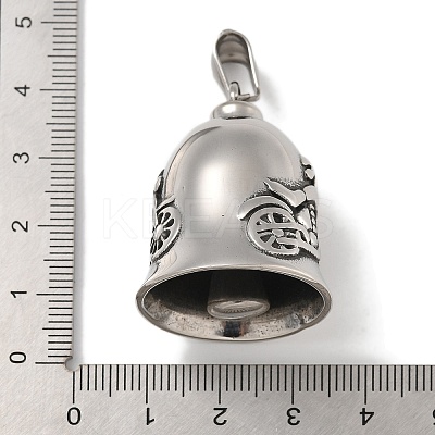 304 Stainless Steel Big Pendants STAS-Z097-01AS-06-1
