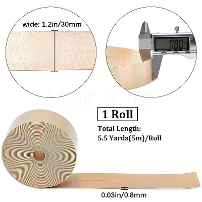 4.6~5M Laser Flat Imitation Leather Cord LC-GF0001-06F-02-1