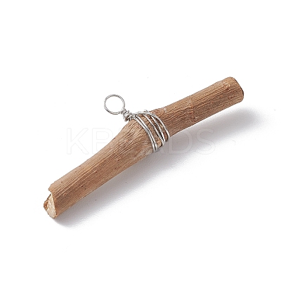 Wooden Sticks Pendant PALLOY-JF03393-01-1