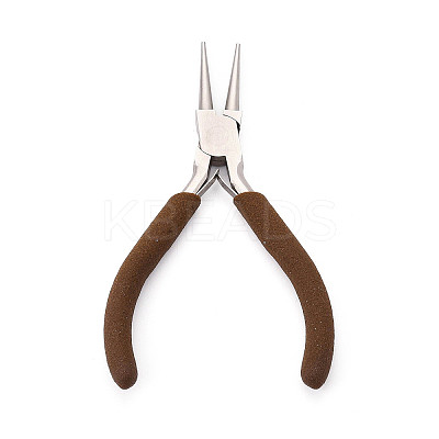 55# Steel Round Nose Pliers with Non-Slip Comfort Grip Handles TOOL-N008-11-1