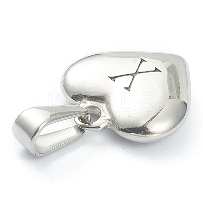 304 Stainless Steel Pendants STAS-P278-01X-P-1