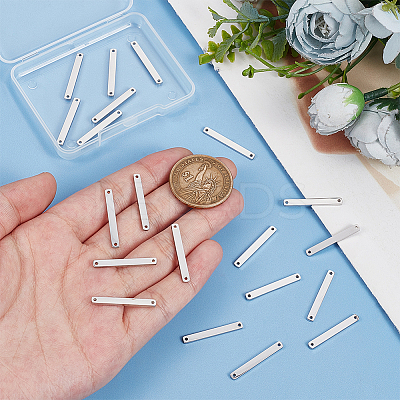 20Pcs 304 Stainless Steel Connector Charms FIND-UN0003-78-1