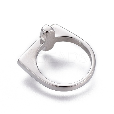 Tarnish Resistant 304 Stainless Steel Finger Rings RJEW-O032-12P-18mm-1