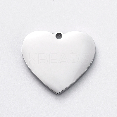 Non-Tarnish 304 Stainless Steel Stamping Blank Tag Charms STAS-G215-12-P01-1
