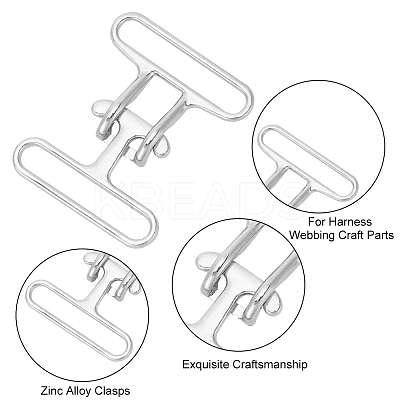 12Pcs 4 Style Alloy Belt Strap Buckles FIND-WR0009-69-1