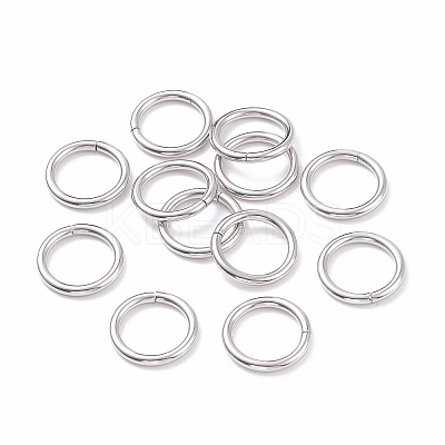 Non-Tarnish 304 Stainless Steel Closed Jump Rings STAS-F174-16P-1