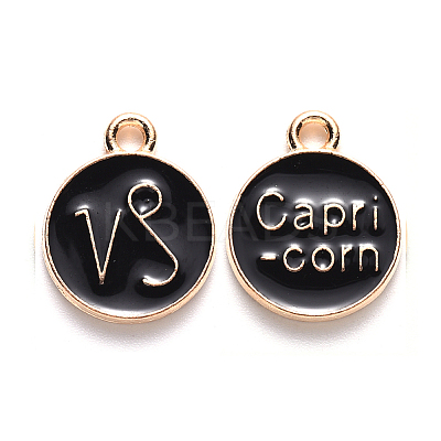 Alloy Enamel Pendants LS-ENAM-S124-01B-08E-1