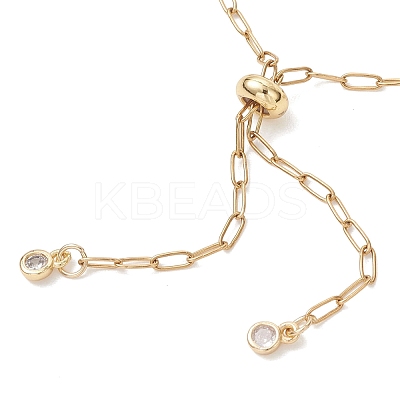 2.5MM 304 Stainless Steel Paperclip Chain Slider Bracelet Making AJEW-JB01557-01-1