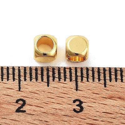 Brass Spacer Beads KK-P198-02C-G-1