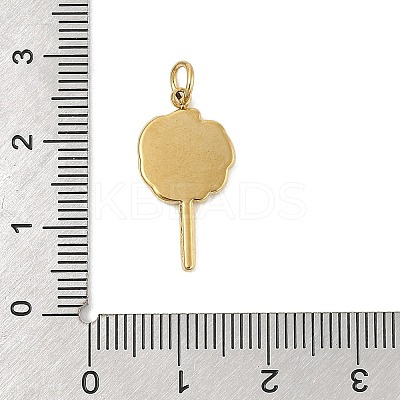 304 Stainless Steel Enamel Pendants STAS-U044-02A-G-1