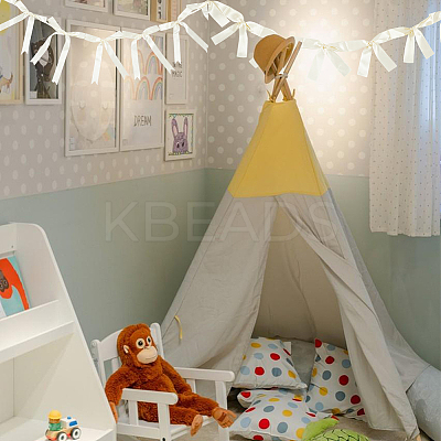 2 Styles Cloth Bowknot Banners AJEW-SP0002-70C-1