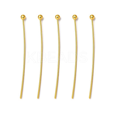 Brass Ball Head Pins X-KK-R020-07G-1