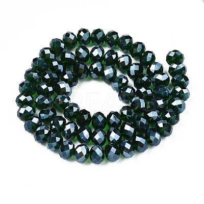 Glass Beads Strands GR12MMY-68L-1
