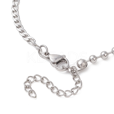 316 Stainless Steel Locket Charms Bracelets BJEW-JB13180-1
