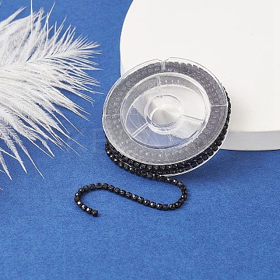 Electrophoresis Brass Rhinestone Strass Chains CHC-YW0001-05A-1