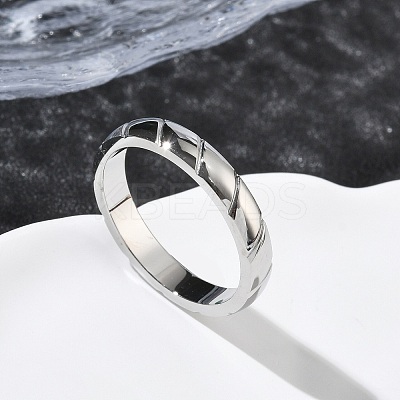 304 Stainless Steel Finger Rings for Women Men RJEW-F189-02P-1