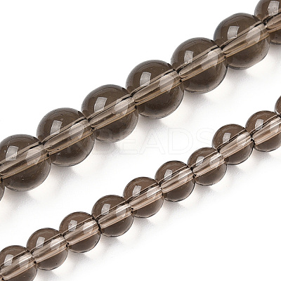 Transparent Glass Beads Strands GLAA-T032-T8mm-02-1