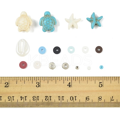 Ocean DIY Jewelry Making Findings Kits DIY-FS0009-75-1