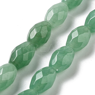 Natural Green Aventurine Beads Strands G-P520-C12-01-1