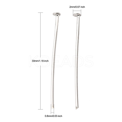 Iron Flat Head Pins NFHP3.0cm-1