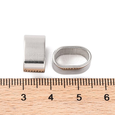 Non-Tarnish 304 Stainless Steel Slide Charms X-STAS-S133-01P-03-1