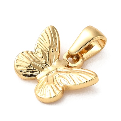 304 Stainless Steel Butterfly Charms STAS-L272-007G-1