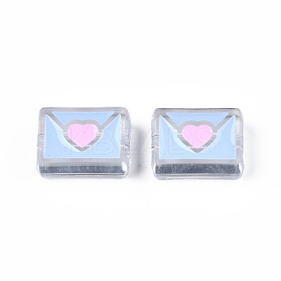 Transparent Acrylic Beads X-ACRC-S039-11-1