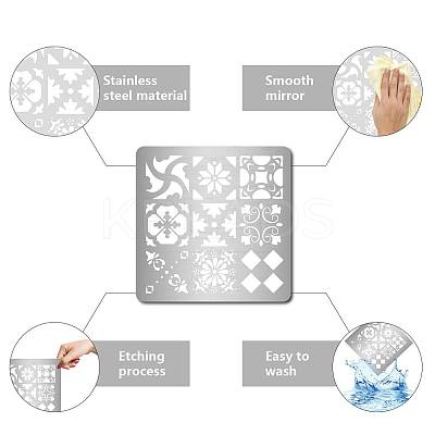 Stainless Steel Cutting Dies Stencils DIY-WH0238-058-1