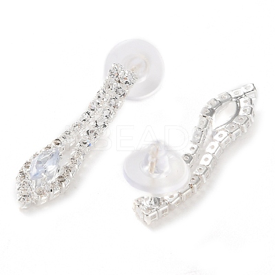 Alloy Rhinestone Necklaces & Stud Earring Sets for Women SJEW-U001-01P-02-1