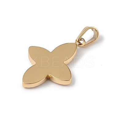 Ion Plating(IP) 304 Stainless Steel with Crystal Rhinestone Pendants STAS-G307-01G-1