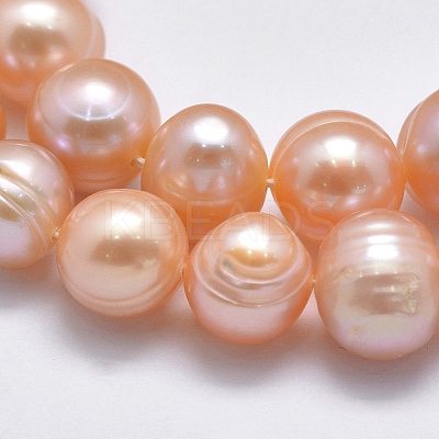 Natural Cultured Freshwater Pearl Beads Strands PEAR-F007-06A-01-X-1