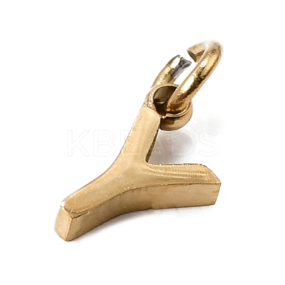 304 Stainless Steel Charms SA-CBABF3F-01G-Y-1