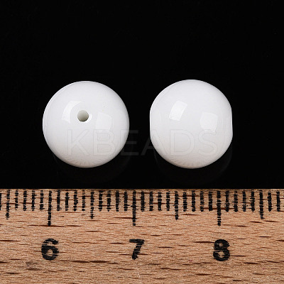 Opaque Solid Color Glass Beads X1-GLAA-N007-10mm-A06-1