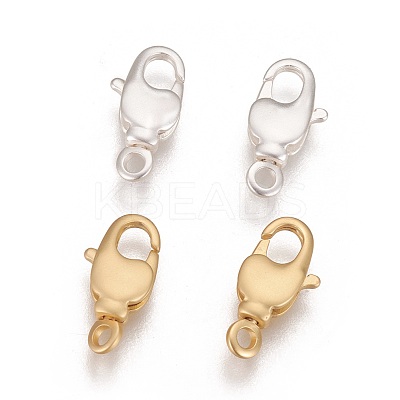 Brass Swivel Lobster Claw Clasps KK-K238-39M-S-1