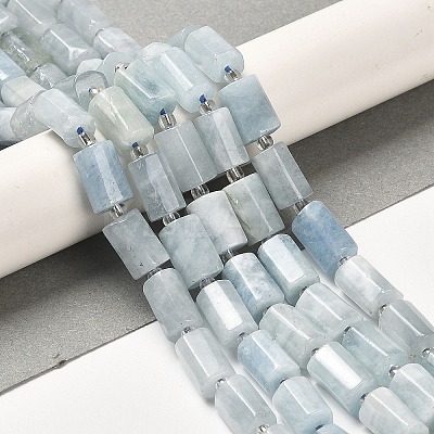 Natural Aquamarine Beads Strands G-N327-06-33-1