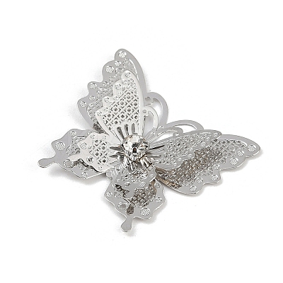 Brass Rhinestone Pendants KK-A261-06P-1