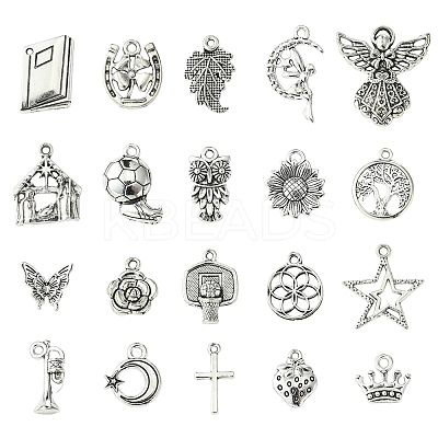 20 Styles Tibetan Style Alloy Pendants FIND-FS0002-72-1